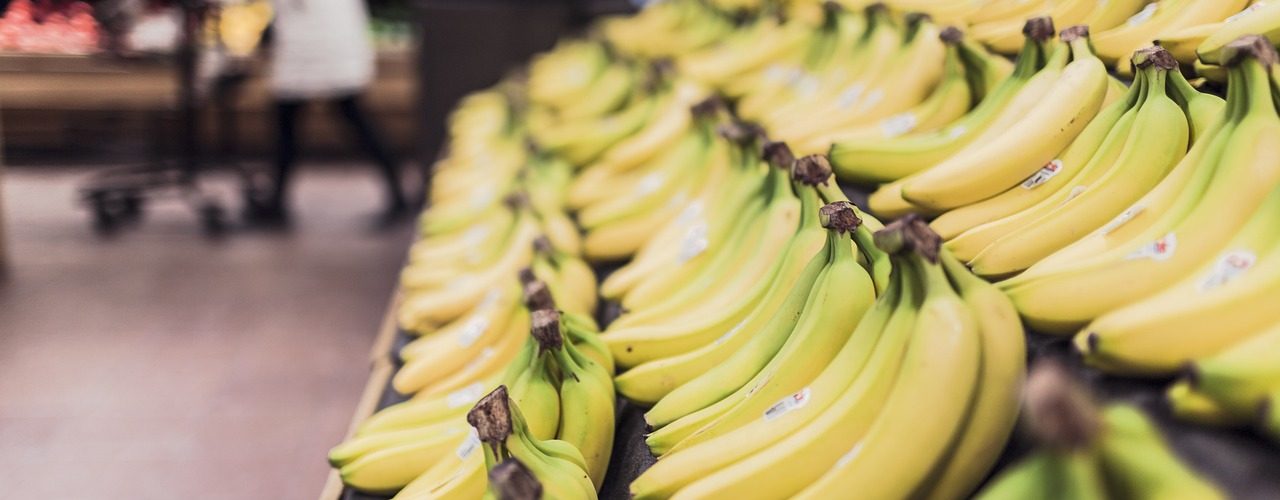 fruit bananas supermarket groceries supermarket foodstuff