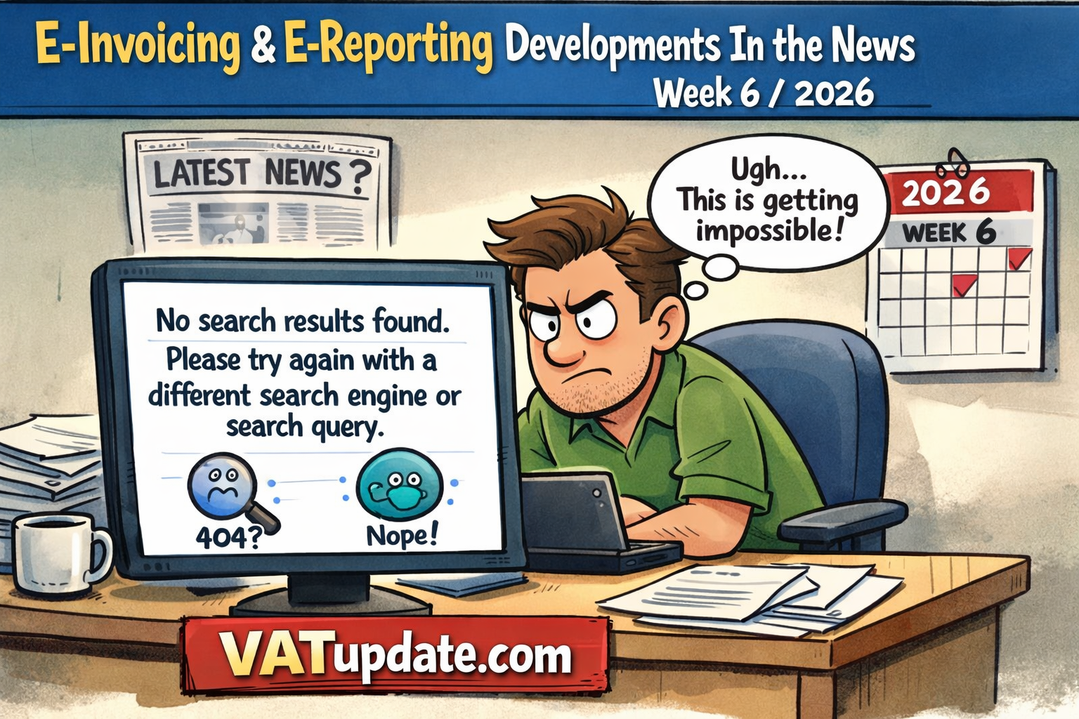 E-Invoicing & E-Reporting developments in the news in week 6/2026